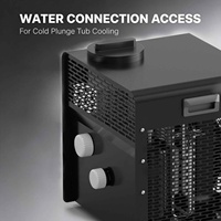 Refroidisseur d'eau Icegalax 1HP avec pompe à ozone intégrée pour bain froid et immersion froide