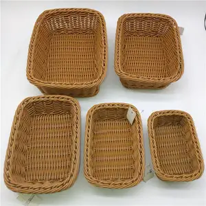 High Quality Small Snack Pp Wicker Rattan Baskets