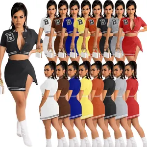 2022 Hot Jersey Dresses Classical Woman Basketball Jersey Short Dress Woman PU Leather Patchwork Varsity Skirt Jersey