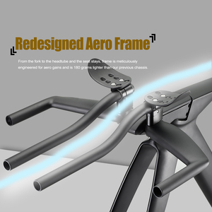 Khung xe đạp đường trường <span class=keywords><strong>Carbon</strong></span> Airwolf <span class=keywords><strong>TT</strong></span> Disc, dành cho môn ba môn phối hợp, cỡ lốp 700*28C, khung xe đạp thử nghiệm thời gian bằng <span class=keywords><strong>carbon</strong></span>, khung xe đạp đường trường <span class=keywords><strong>TT</strong></span> gắn đĩa phẳng UD - Product Image 5