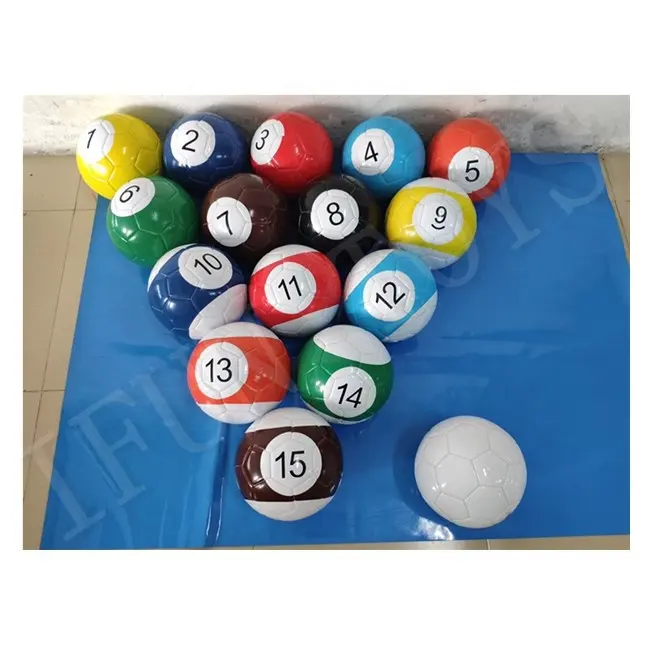 ฟุตบอลสนุ๊กเกอร์บิลเลียดฟุตบอล Snookball สำหรับตารางเกม Inflatable Snook ลูก Snookball บิลเลียดลูกฟุตบอล Footpool ตาราง