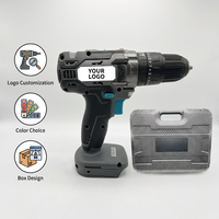 Perceuse sans fil sans balais, visseuse électrique à batterie lithium pour le perçage du bois et du métal, outils électriques domestiques pour le bricolage