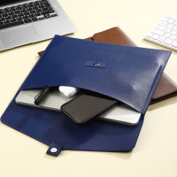 Carpeta Portadocumentos A4 Personalizada con Logotipo de Fábrica, Bolsa de Archivo de Cuero PU, Portadocumentos, Multicolor, Material de Oficina