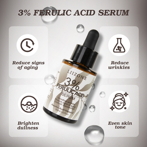 Sérum Visage 3% Acide Ferulique OEM ODM Antioxydant Éclaircissant Hydratant Raffermissant Anti-rides et Ridules - Product Image 2