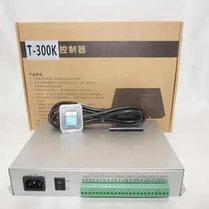 T-300K T300K SD-Karte online VIA PC RGB Vollfarb-LED-Pixel-Modul-Controller 8ports 8192 Pixel ws2811 ws2801 ws2812b