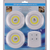 Lampes LED COB sans fil à télécommande, à induction, mini, adhésives, tactiles, pour cuisine, chambre, escalier, placard, veilleuses LED