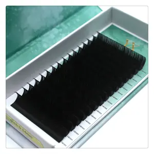 OEM Atacado faux vison cílios extensão cashmere cílios feitos de material Coréia PBT