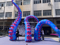 Tentacules gonflables d'éclairage géant de Offres Spéciales pour les bras gonflables de poulpe de décoration de construction pour la publicité
