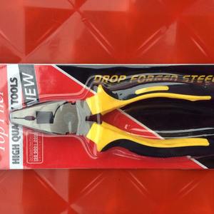 Top <b>Tools</b> Pliers 8 Inch Carbon Steel Alloy Industrial Grade Yellow Handle Wire Cutters For <b>Hardware</b> Repair - Product Image 3