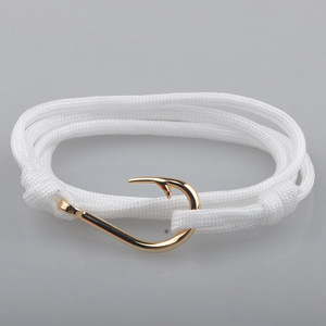 Braccialetto Artigianale con Ancora e Corda da Pesca Oceanica, Accessorio Unisex, Vendita all'Ingrosso - Product Image 6