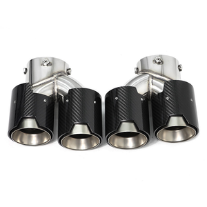 Ujung Knalpot Serat Karbon Stainless Steel <span class=keywords><strong>M</strong></span> Performance untuk bmw G20 G21 G23 G42 M240i M340i M440i - Product Image 4