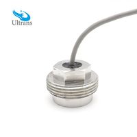 Transductor Ultrasónico Compuesto S304 de 1 MHz, Sensor para Medición de Profundidad de Agua, Transductor Ultrasónico para Agua