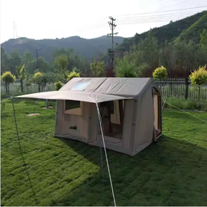 Tenda da Campeggio Familiare di Lusso per Esterni, Casa a 2 Porte, 4 Stagioni, Impermeabile, in Tela Oxford - Product Image 2