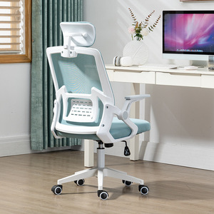 Chaise de <span class=keywords><strong>bureau</strong></span> <span class=keywords><strong>ergonomique</strong></span> confortable avec support lombaire 2D, hauteur réglable, base en acier et assise en mesh - <span class=keywords><strong>Design</strong></span> moderne - Product Image 2