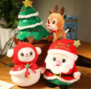 Colección de Juguetes de Peluche de Navidad: Papá Noel, Alces, Muñecos de Nieve y Osos Bordados, Rellenos de Algodón PP, Idea de Regalo al por Mayor para Apple - Product Image 2