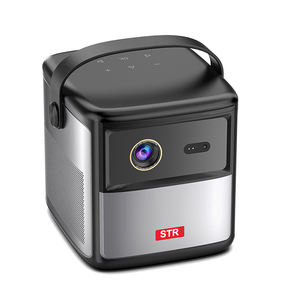 Proyector de vídeo de cine 3D de 550 lúmenes Ansi, <span class=keywords><strong>Full</strong></span> <span class=keywords><strong>HD</strong></span>, 4K, cine en casa, TV láser, lente DLP portátil de tiro ultracorto - Product Image 1