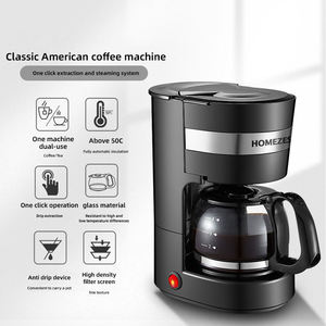 Máy pha cà phê nhỏ tự động kiểu Mỹ, máy pha cà phê nhỏ gọn gia dụng, máy pha cà phê nhỏ tự động kiểu nhỏ giọt - Product Image 2