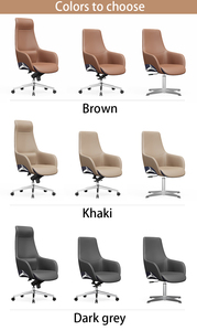 Venta al por mayor nuevo diseño silla de oficina de cuero de alta calidad activa, silla de oficina ergonómica de cuero de <span class=keywords><strong>vaca</strong></span> real - Product Image 5