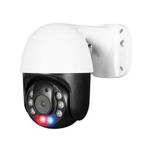 Màu đỏ và màu xanh Đèn pin báo động imx335 CMOS 6MP kích thước nhỏ 3x zoom kỹ thuật số PoE PTZ Ip <span class=keywords><strong>Camera</strong></span>, với hai cách âm thanh và khe cắm thẻ SD - Product Image 2