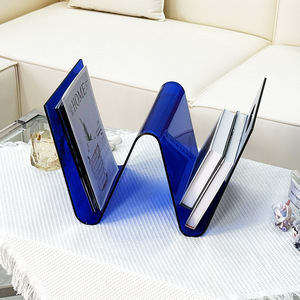 Expositor de Revistas Creativo de Acrílico Personalizado, Soporte para Libros y Periódicos, Estilo Nórdico Minimalista, para Sala de Estar o Dormitorio, Diseño Popular en Internet - Product Image 1