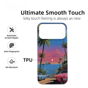 Coque vierge mate pour sublimation pour 17 Pro Max, fine, légère, anti-traces de doigts, antichoc, personnalisable, imprimable, pour presse à chaud - Product Image 6
