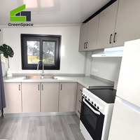 Maison préfabriquée pliable à bas prix, petite, à 3 étages, prête à l'emploi, mini-villa de luxe modulaire avec chambre et salle de bain