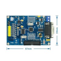 Módulo de Adquisición de Alta Precisión ADS1256 de 24 Bits para STM32F103C8T6 con Dimensiones de 82.8x53.4x1.6mm