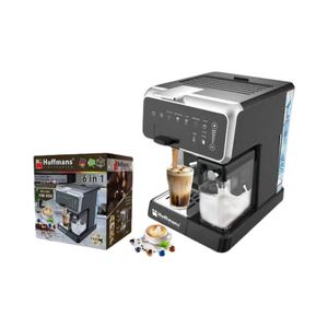 Machine <span class=keywords><strong>à</strong></span> expresso Hoffmans Kitchen Appliance 220V 1500W 20 bars, cafetière <span class=keywords><strong>à</strong></span> capsules 6 en 1 avec <span class=keywords><strong>mousseur</strong></span> <span class=keywords><strong>à</strong></span> <span class=keywords><strong>lait</strong></span>, populaire en Afrique - Product Image 2