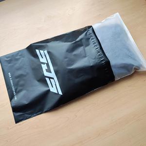 Custom Double Side Printed Matte Black Poly Mailer Bags Self Adhesive <b>Waterproof</b> Shipping Courier Bags For Clothing Packaging - Product Image 2