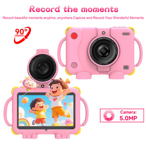 <span class=keywords><strong>Tablet</strong></span> Android 15.0 de 7 Pulgadas <span class=keywords><strong>para</strong></span> Niños, Procesador de Cuatro Núcleos a 2.0GHz, 8GB de RAM + 32GB de Almacenamiento, Cámara de 5MP, Wi-Fi, Portátil, <span class=keywords><strong>para</strong></span> Uso Educativo - Product Image 3