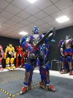 Kostum Robot LED Biru Berkualitas Tinggi Shengchi MOQ 1, Kostum Robot LED untuk Pesta Ulang Tahun dan Acara