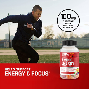Gomitas de Energía con Aminoácidos de la Mejor Nutrición de Fábrica Propia para Antes y Después del Entrenamiento, Apoya la Concentración y la Recuperación Muscular - Product Image 5