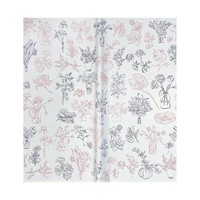 Papier d'emballage floral coréen de luxe, imperméable, dessiné à la main, motif floral, pour bouquets, vente en gros