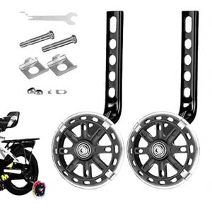 Roues d'apprentissage pour vélo enfant 12 14 16 18 20 pouces, roues d'équilibre en métal avec lumières clignotantes pour enfants de 5 à 7 ans - Product Image 3