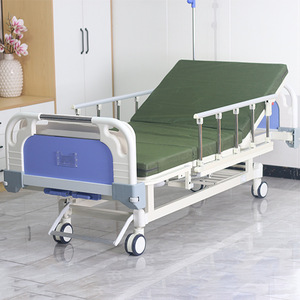 Lit médicalisé manuel Xinhua Ren en acier inoxydable avec barrières de sécurité pour patients âgés à usage domestique - Product Image 2