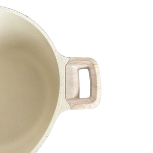 Thiết Kế Hiện Đại Bền Vững Gốm Không Dính Đồ Nấu Nướng Nhôm Nấu Ăn Nồi Soong Với Kính Nắp Vật Liệu Kim Loại - Product Image 5