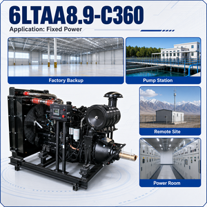 <span class=keywords><strong>Motor</strong></span> diésel SCDC CUM CUMS de 360 hp refrigerado por agua 6LTAA8.9-C360, <span class=keywords><strong>motor</strong></span> <span class=keywords><strong>estacionario</strong></span> <span class=keywords><strong>para</strong></span> maquinaria de construcción de alta resistencia. - Product Image 2