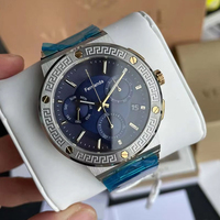 Montre LUCIANO Luxe Étanche Bracelet Acier Inoxydable Montre Automatique Chronographe Hommes Montres-bracelets Mécaniques
