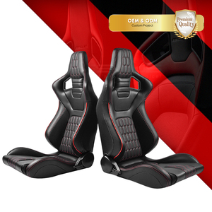 Premium Track-Ready OEM Euro 621 PU Asientos deportivos reclinables con marca personalizada y opciones de color - Product Image 1