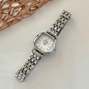 Lüks kuvars saatler kadın için basit stil yuvarlak Dial Casual İzle moda hediyeler toplu satın - Product Image 4