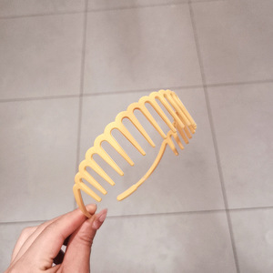 लड़कियों के लिए शीर्ष पर दाढ़ी वाले लंबे दांतों का चेहरा वाशिंग हेडबैंड महिला हेयर एक्सेसरीज - Product Image 6