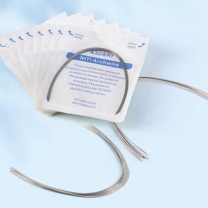 Fornitura dentale ortodontico 10 pz espanso Ni-Ti fili rotondi/rettangolari per arco dentale - Product Image 1