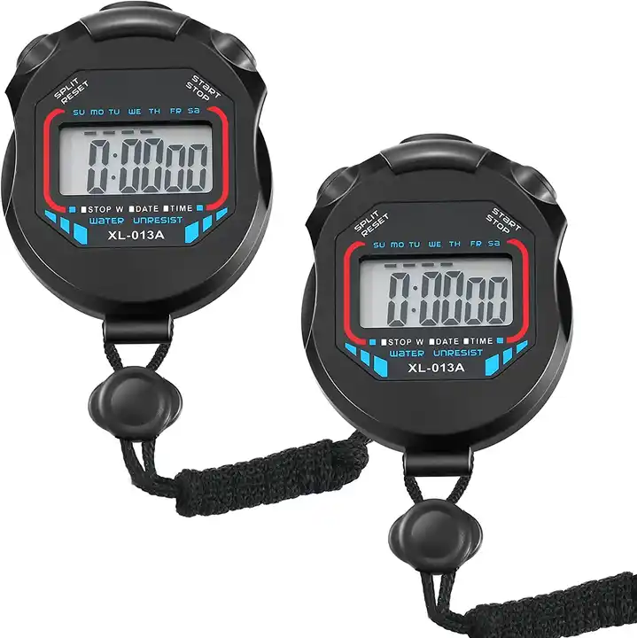 professional digital stopwatch timer waterproof multi-function