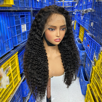 Perruques en gros : Perruque afro bouclée kinky, fournisseur de cheveux vietnamiens bruts, perruque frontale en dentelle HD 13x6, perruque frontale en dentelle HD sans colle, bouclée kinky