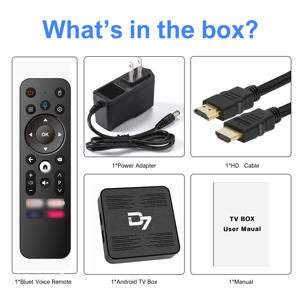 Vendita di fabbrica <span class=keywords><strong>Goog</strong></span> Le TV D7 Android 14 Tv Box Smart 4k HD Allwinner 2GB 8GB fumante Tv Box 2.4G 5G Dual Wifi Tvbox - Product Image 5