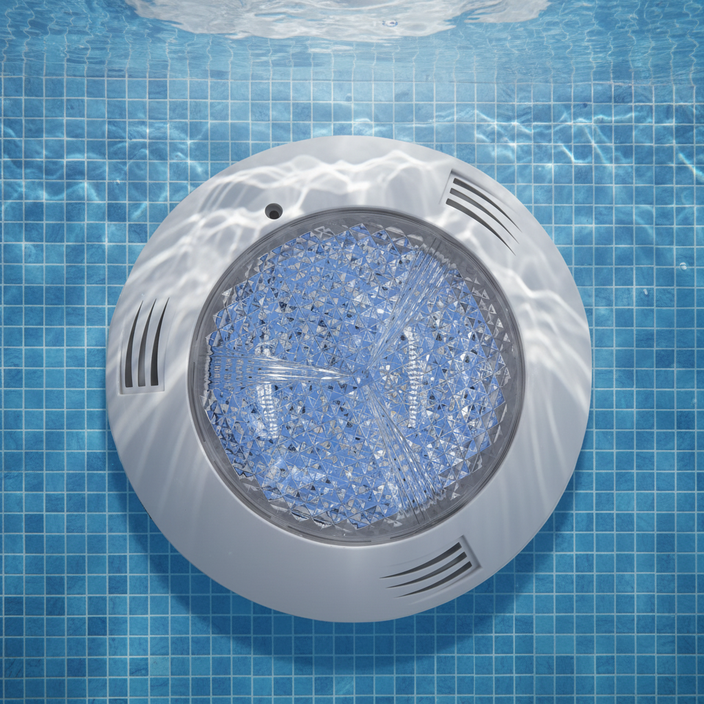 High Brightness Economic Price ABS 260MM Easy Install Wall Mounted Led Swimming Pool Lights IP68 Rated 6000K Daylight Remote