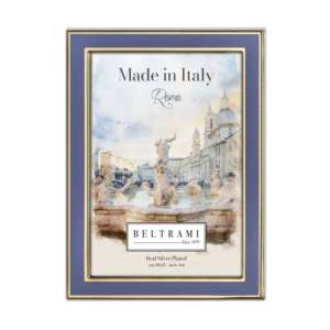 Beltrami Photo <b>Frame</b> <b>4x6</b> Real Silver Plated Made In Italy Roma - Product Image 1