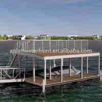 Autres fournitures marines Ponton en aluminium Dock flottant pour bateaux pontons Jet Ski Dock flottant