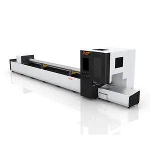 3000w 4000w 5000w ad alta automazione tavolo di scambio lamiera e tubo in fibra di taglio laser macchina cnc