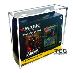 Boîte de présentation pour collectionneurs de cartes à jouer TCG, en acrylique transparent résistant aux UV, pour Magic the Gathering - Core 2021 Booster Box TCG Collector <span class=keywords><strong>MTG</strong></span> Wizards - Product Image 4